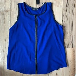 Apt 9 blue sleeveless blouse